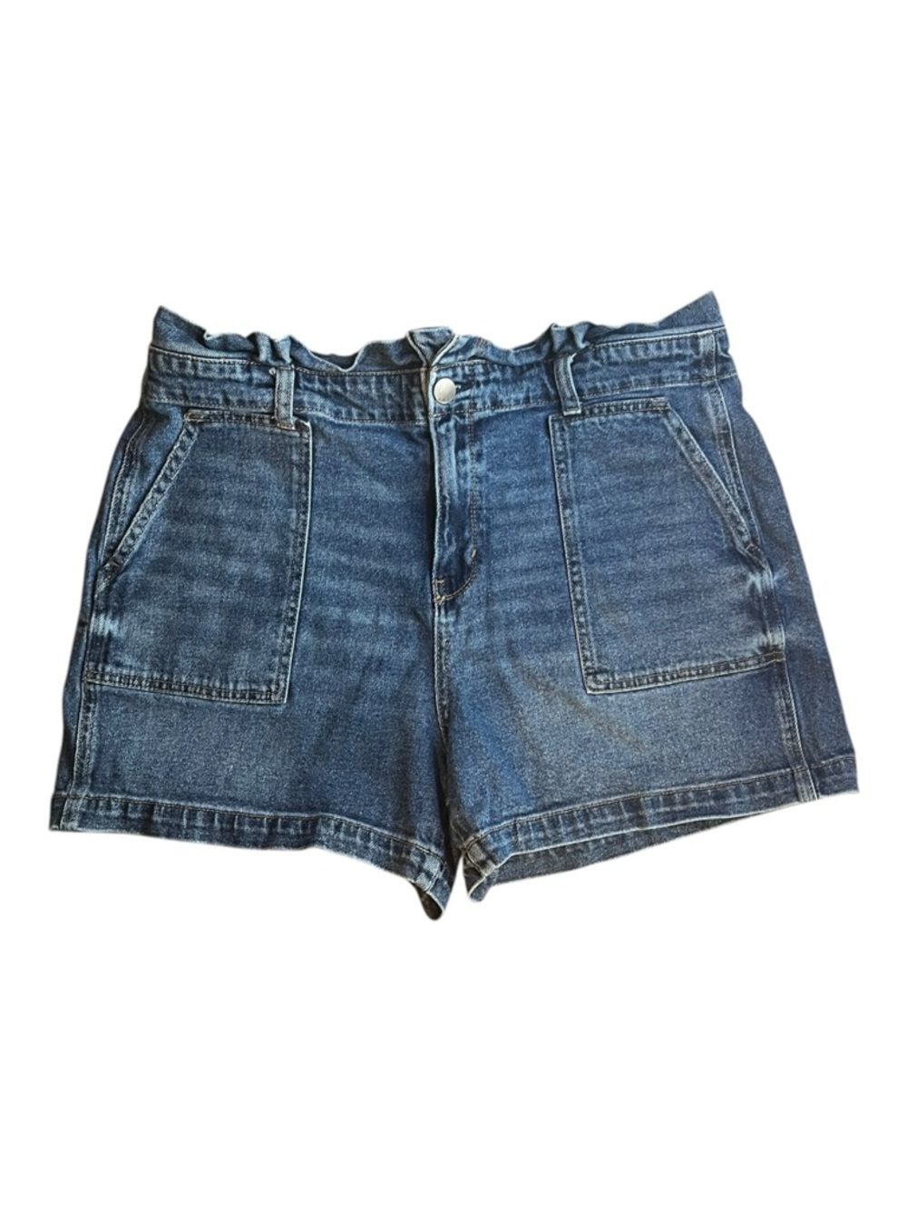 a.n.a Paperbag Waist Denim Shorts – Size 12